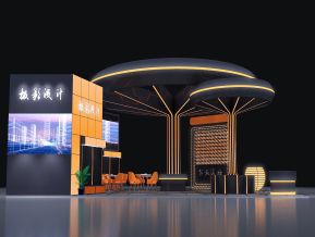 异科技形展会展台设计