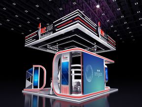 博士科技展台展览设计