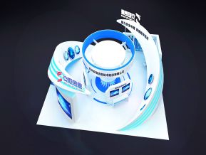 异形科技展位展会展览设计