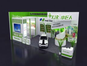 小巨人现代环保展位展览设计