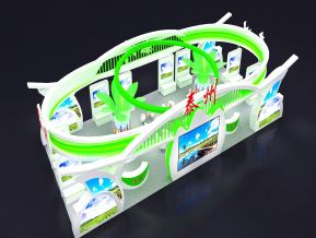 泰州旅游地方展位展会展览设计