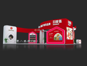 三胖蛋展览模型