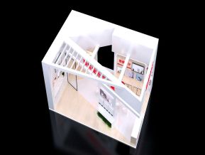 简约大气风格电器展会展览设计