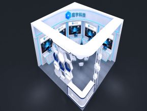 庭宇科技展位展览设计