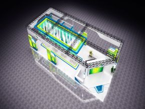 绿新科技展会展览设计