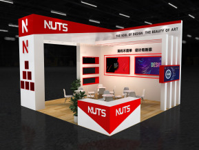现代展览 展示 展台 NUTS 科技展台 电子科技