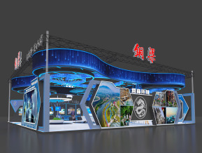 铜梁展台模型