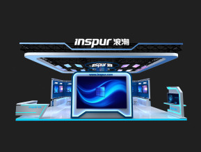 浪潮展览模型