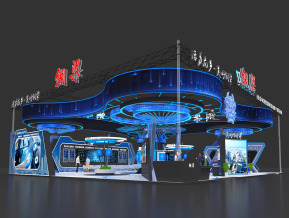 铜梁展台模型