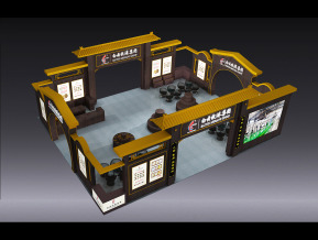 牧港展台模型