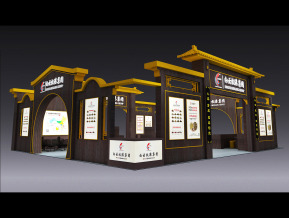 牧港展台模型