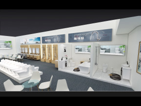 白特卫浴展览模型