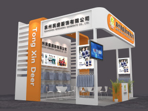 民盛服饰展览模型