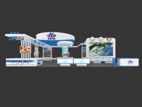 海成集团 企业展台 临展 企业展台 海洋展台 海产品展台 制