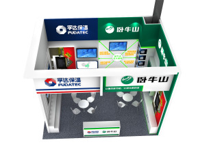 孚达保温 卧牛山 两家合展 两家共用一个展位