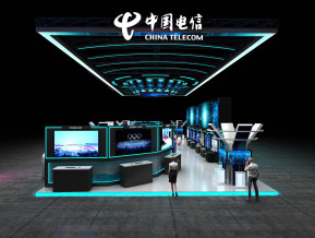 中国电信展台设计方案