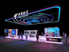中国电信展台设计方案