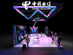 中国电信展台设计方案
