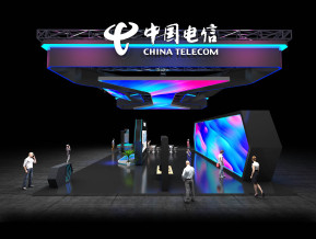 中国电信展台设计方案