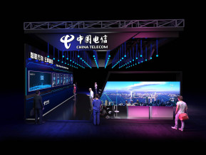 中国电信展台设计方案
