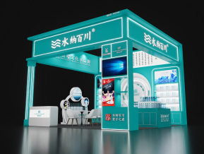 水纳百川展览模型