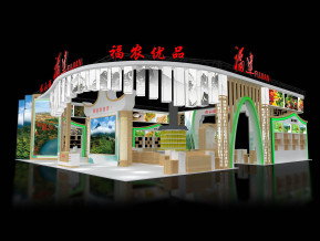 福建展团展览模型