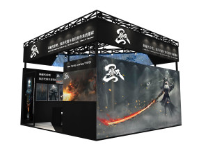 游戏展魂之刃2览展示展台模型展览展示展台模型