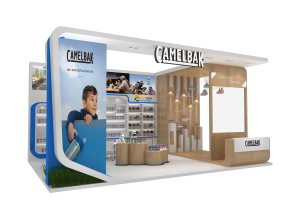 中山大堡礁・现代展台创意展览展示展台模型