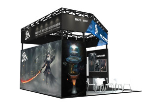 游戏展魂之刃2览展示展台模型展览展示展台模型