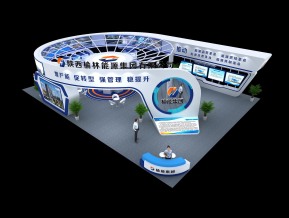 榆林能源展览模型