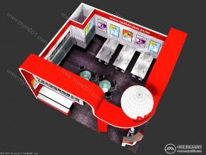 万特机械展览模型图片