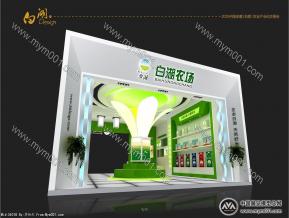 白湖农展台模型图片