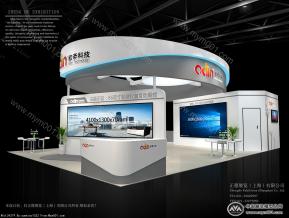 欧帝科技展台3D模型图片