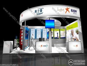 2014年灵北医疗、类克最新医疗展台效果图