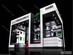 励志家具展览模型图片