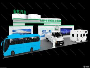 南充汽配展台模型图片