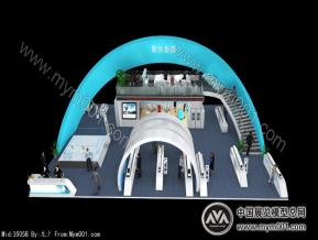 穿越急速展台模型图片