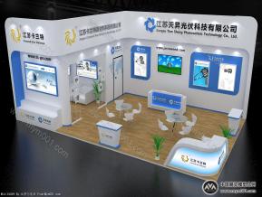 江苏卡兰特新材料展览模型图片