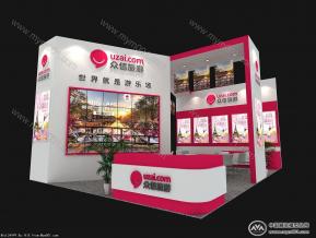 众信旅游展览模型图片