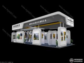 宝鸡展台模型图片