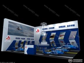 总参六十所展台模型图片