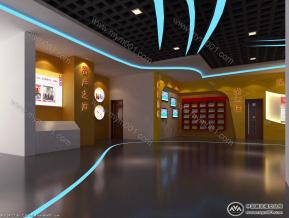 云南农村信用社成就展厅模型效果图