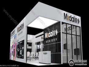 美多展台模型图片