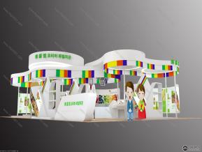 韩国馆展位效果图