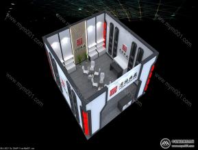 厚德典藏展台模型