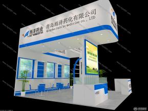 雨泽药业展览模型图片