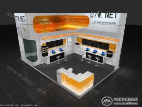 D7W展台模型图片