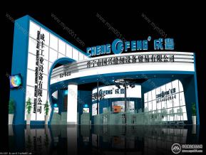 国兴缝纫设备展览模型图片