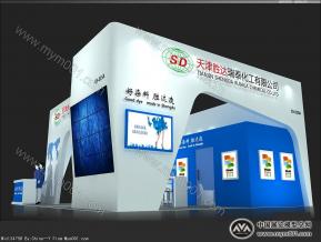 天津胜达展览模型图片