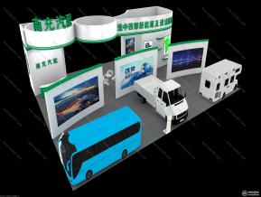 南充汽配展台模型图片